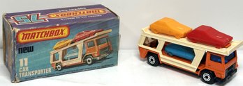 1978 Matchbox # 11 Car Transporter With Original Box