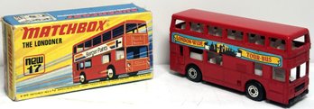 1981 Matchbox Leyland Titan Bus In 1972 Londoner # 17 Box