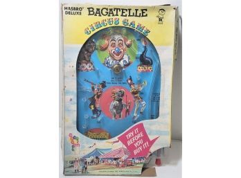 Vintage Circus Bagatelle Pinball Game Hasbro 1960's - Retro Game Toy Clown
