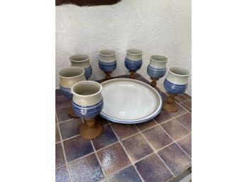8pc Southwestern Pottery Set