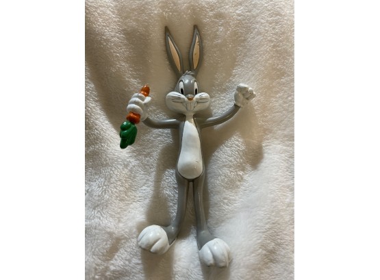 BUGS BUNNY Rubber Bendy / Poseable Toy 1997 Warner Brothers Studio