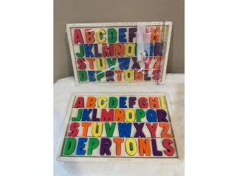 Vintage Fisher Price Letter Boards- Made In Hong Kong