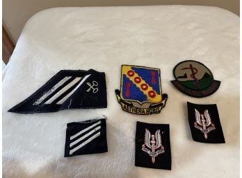 Lot Of 6 Military Patches