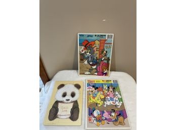 Vintage 1980s Puzzles- Tom & Jerry, Disney Babies Etc