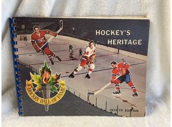 Hockey Heritage Hall Of Fame 1972-73 Edition