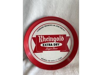 Canco Rheingold Extra Dry Beer Tray - Vintage