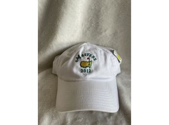 New Masters Golf 2012 Hat- White- W/tag