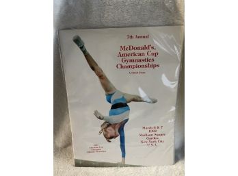 The 7th Annual McDonalds American Cup Gymnastics Championship 1982 Program