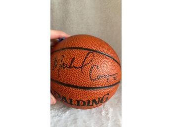 3 Spalding Autographed Michael Cooper Los Angeles Lakers Mini Basketballs