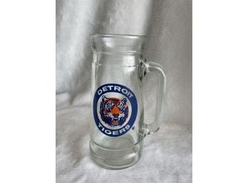 Vintage Glass Detroit Tigers Mug