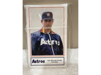 1987 MLB Houston Astros Police Set- Sealed- Nolan Ryan