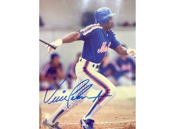Vince Coleman New York Mets Autograph