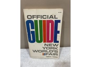 Official Guide New York Worlds Fair 1964-65 Book