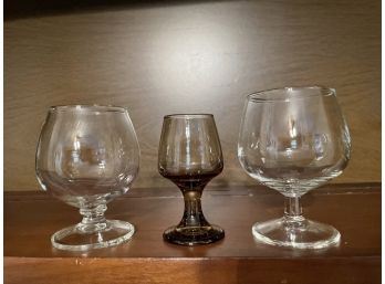 Assorted Glass Goblets