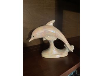 Porcelain Dolphin Figurine