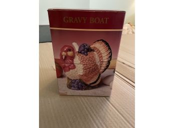Turkey Gravy Boat - In Box