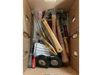 Box Lot Of Assorted Tools