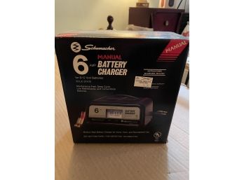 6 AMP Manual Battery Charger - In Box