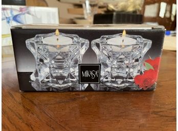 Mikasa Candle Holders (In Box)
