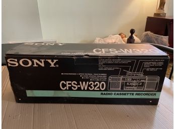 Sony FM/AM Radio - CFS-W320 - New In Box
