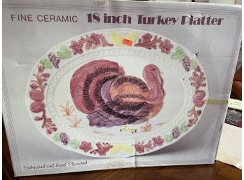 Fine Ceramic 18' Turkey Platter