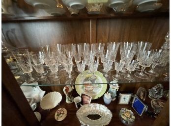Lot Of 31 Assorted Crystal Stemware