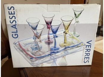 Verres Set Of 7 Glasses
