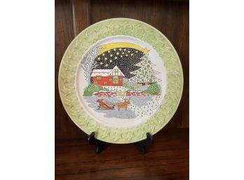 C.M.S. Made In Italy Christmas Plate