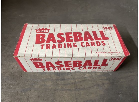 Fleer 1981 Baseball Trading Cards