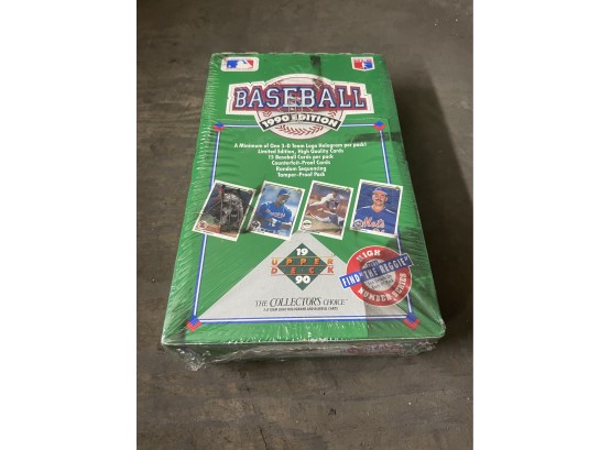 Factory Sealed Baseball 1990 Edition Cards