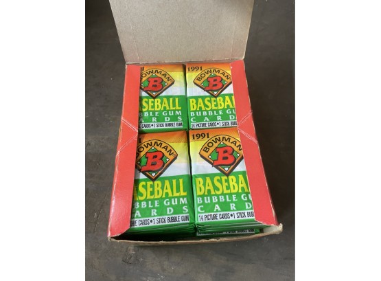 1991 Bowman Baseball Bubble Gum Cards- Sealed Packs