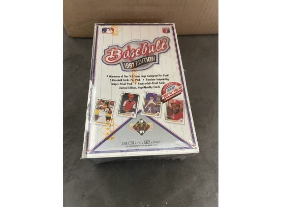 Factory Sealed Upper Deck Baseball 1991 Edition
