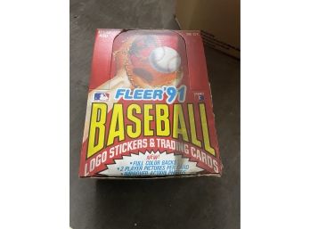 Fleer 1991 Baseball Cards- Sealed Packs