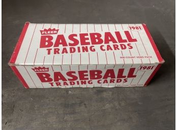 Fleer Baseball Trading Cards 1981