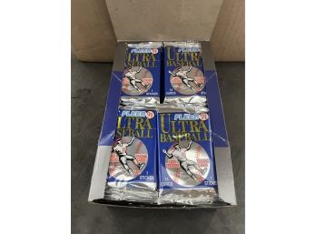 Fleer 1991 Ultra Baseball Cards- Sealed Packs