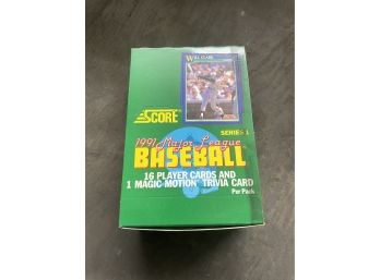 1991 MLB Box Set- Sealed Packs