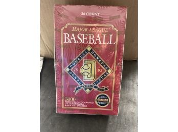 1992 Donruss Baseball Cards Series 2 Box Of 36 Packs Factory Sealed