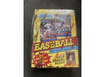 Factory Sealed Donruss Baseball 1991 Puzzle & Cards