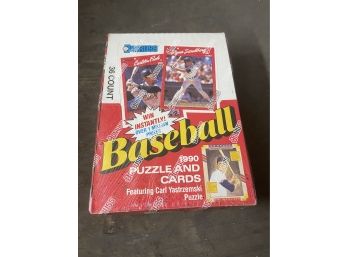 Factory Sealed Baseball 1990 Puzzle & Cards