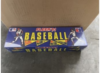 Factory Sealed Fleer 1991 Baseball Cards