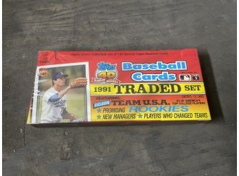 Factory Sealed Topps 1991 Traded Set Baseball Cards
