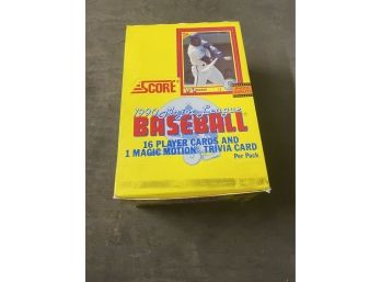 Score 1990 MLB Cards- Sealed Packs