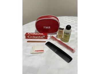 Red TWA Travel Pouch 7pc