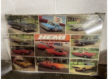 HEMI - Four Letters For Performance Print- Wood Back