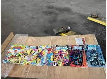 6 Assorted Comics- DC/Marvel 1980-90s ---