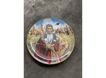 Chief Joseph Man Of Peace Plate
