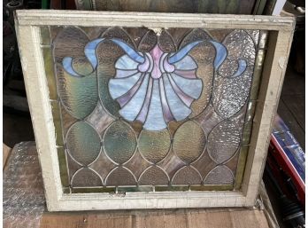 Beautiful Stained Glass Window 32in X 28in