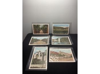 Lot Of 6 Vintage Colorado Postcards