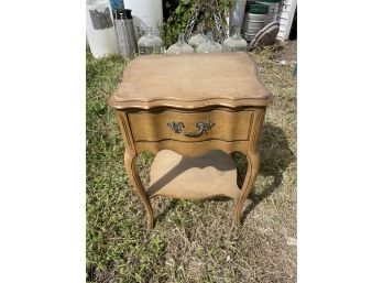 Vintage Nightstand With Drawer