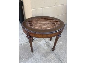 Antique Side Table- Cane Top